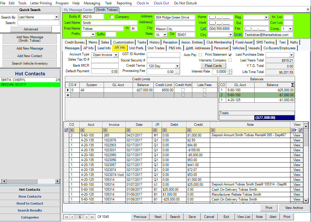 Customer / Entity Profile – Motility Software Solutions