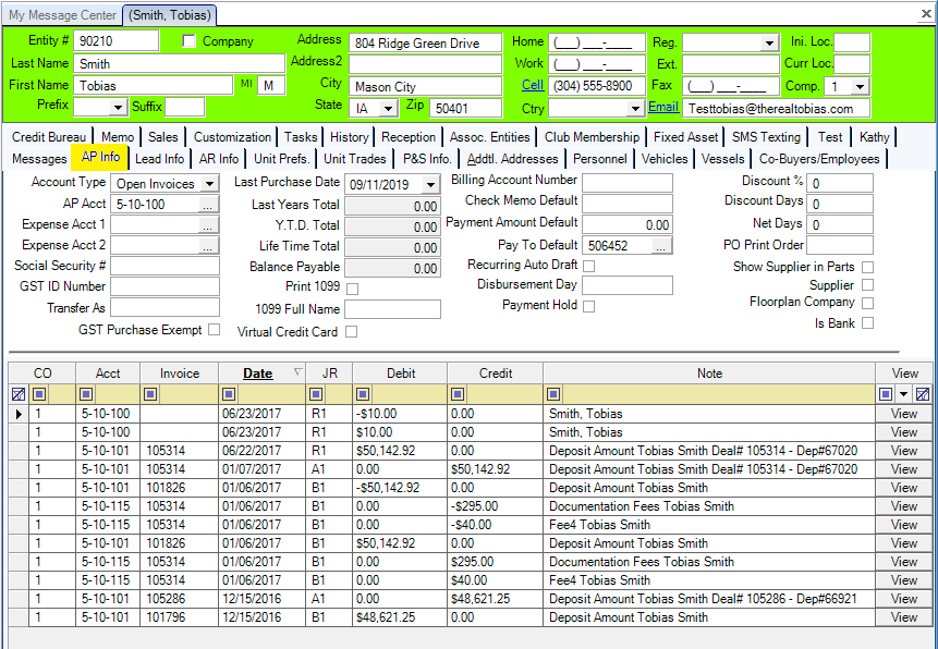 Customer / Entity Profile – Motility Software Solutions